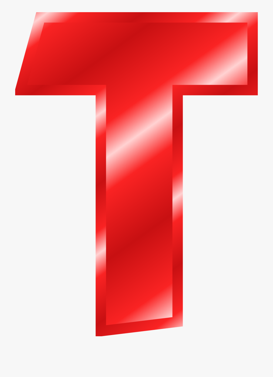 Letter T Free Clipart - Letter T Red Png , Free Transparent Clipart