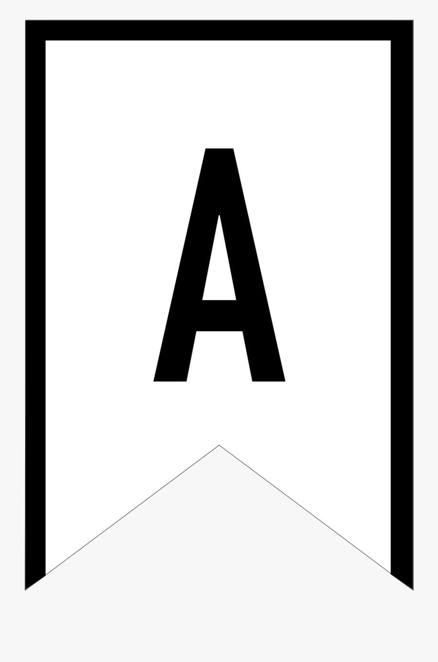Printable Letter S Banner, Transparent Clipart