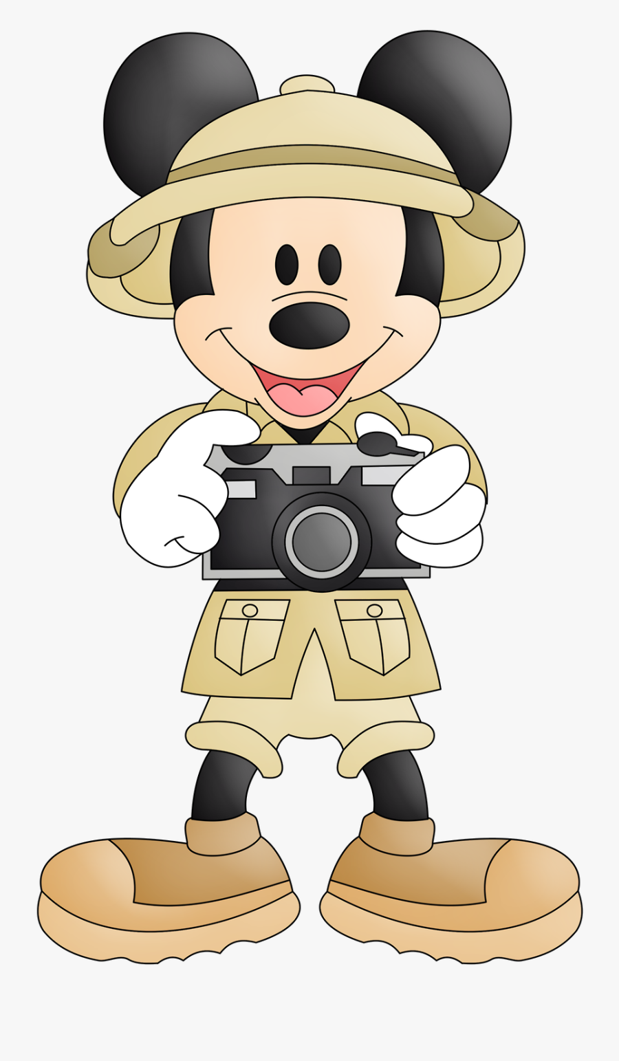 Safari Clipart Mickey - Mickey Safari Png, Transparent Clipart