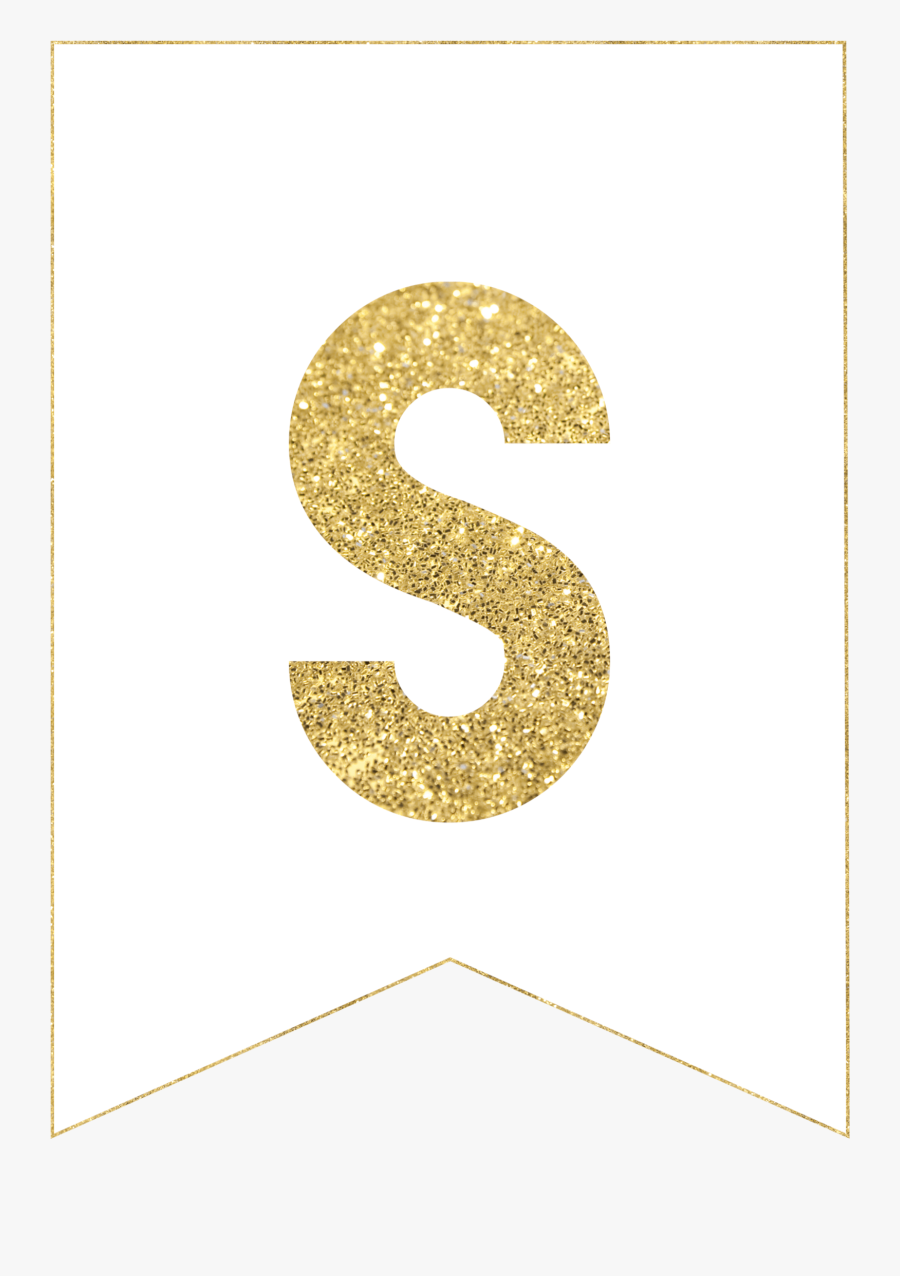 Gold Free Printable Pinterest - Free Printable Gold Letters, Transparent Clipart
