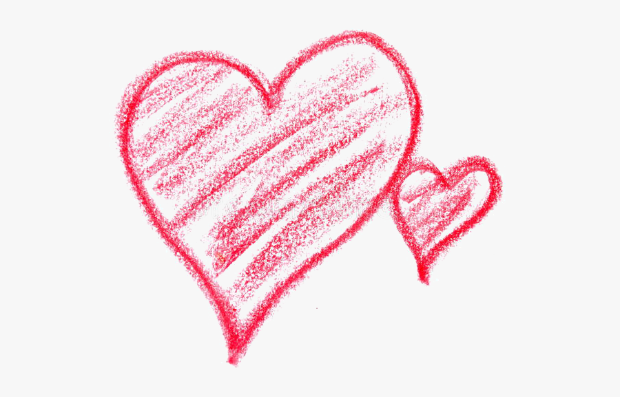 Crayon Heart Clipart - حرف R, Transparent Clipart