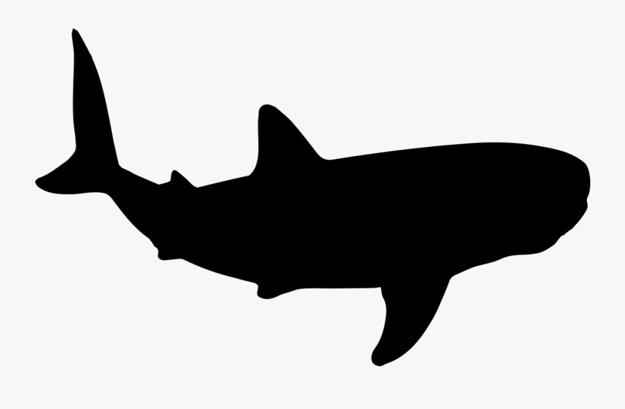 Transparent Whale Clipart Black And White - Whale Shark Icon Png, Transparent Clipart