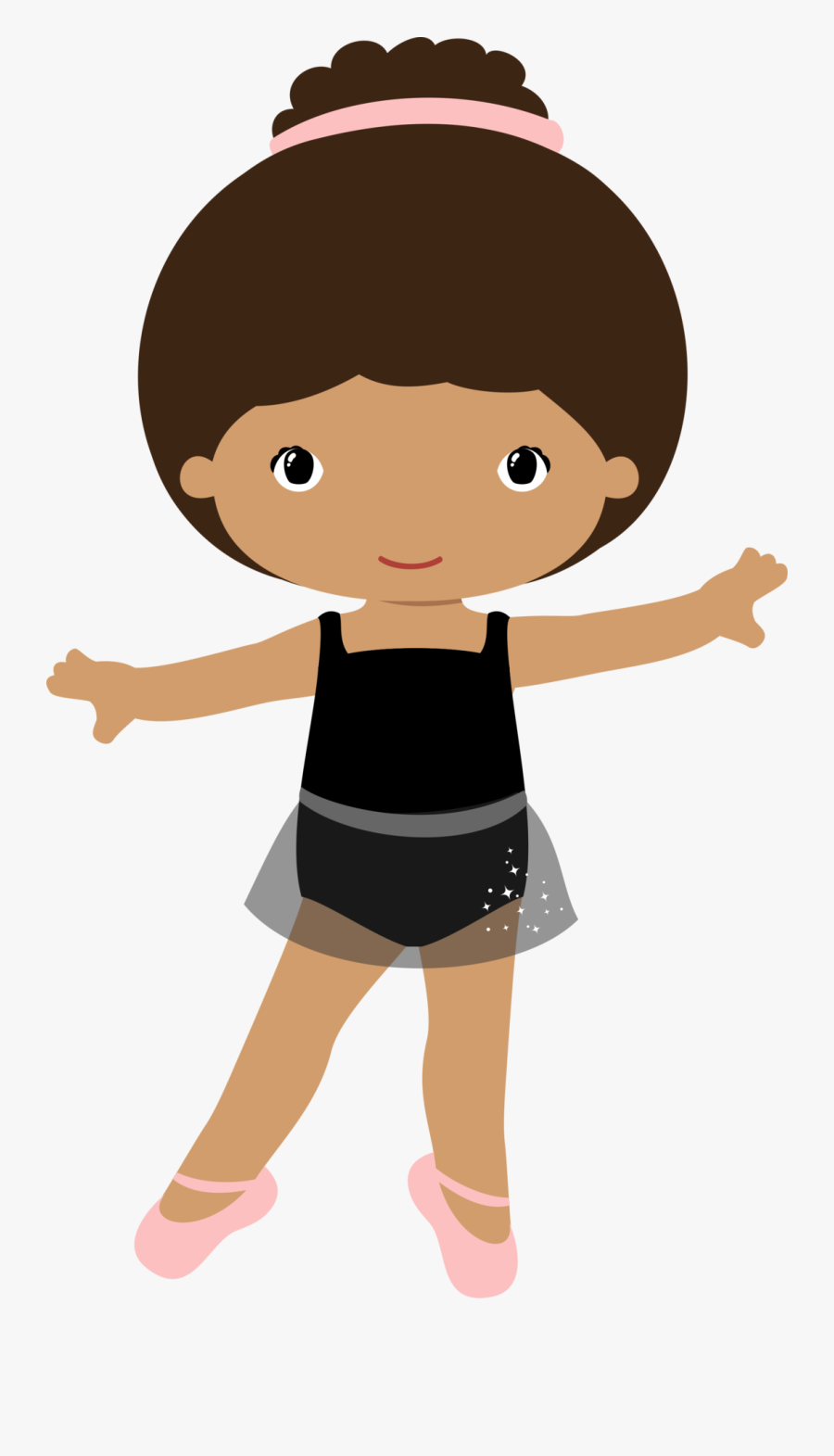 Desenho De Bailarina Negra, Transparent Clipart