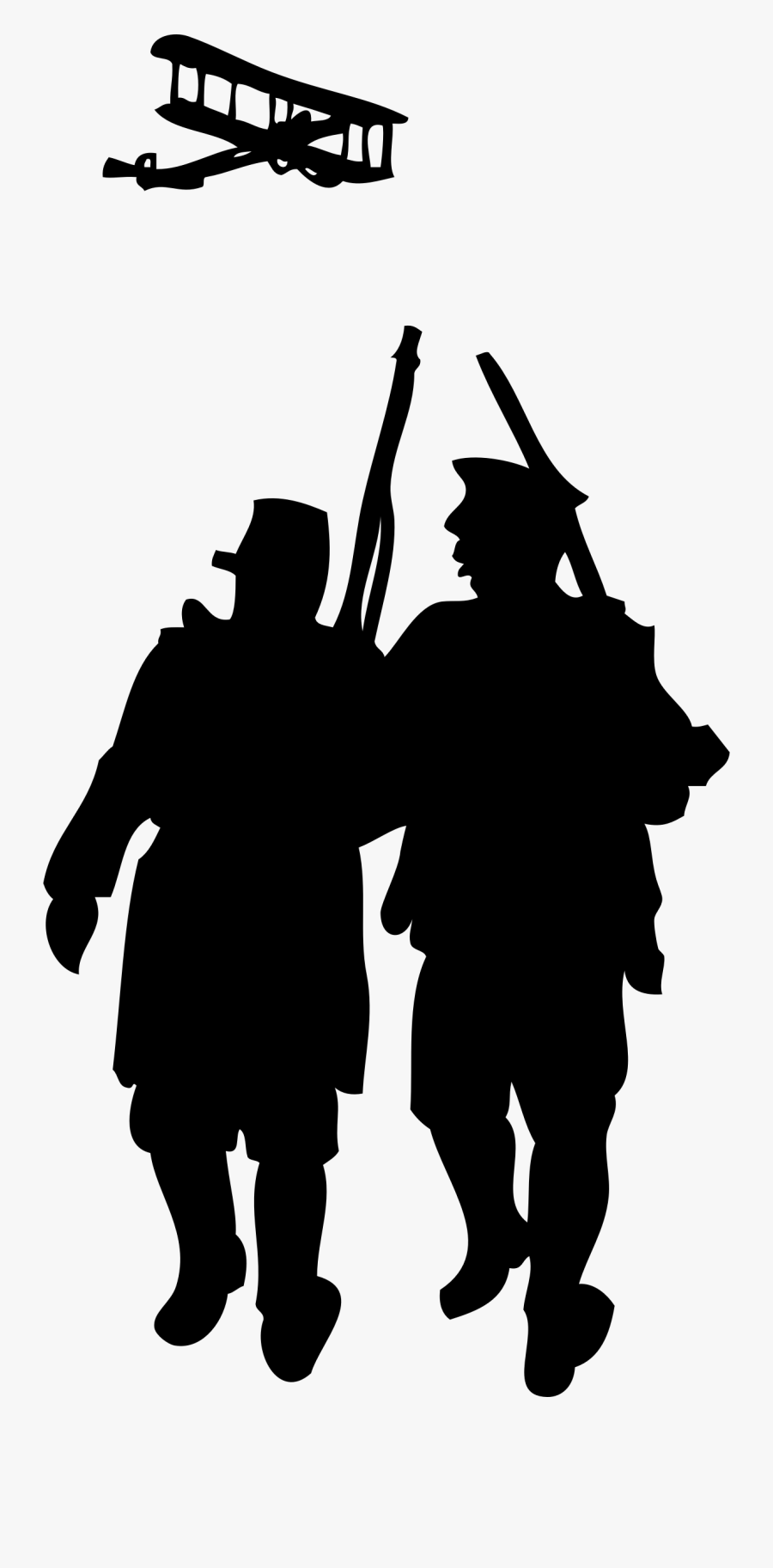 Soldier Silhouette Png - World War 1 Png, Transparent Clipart