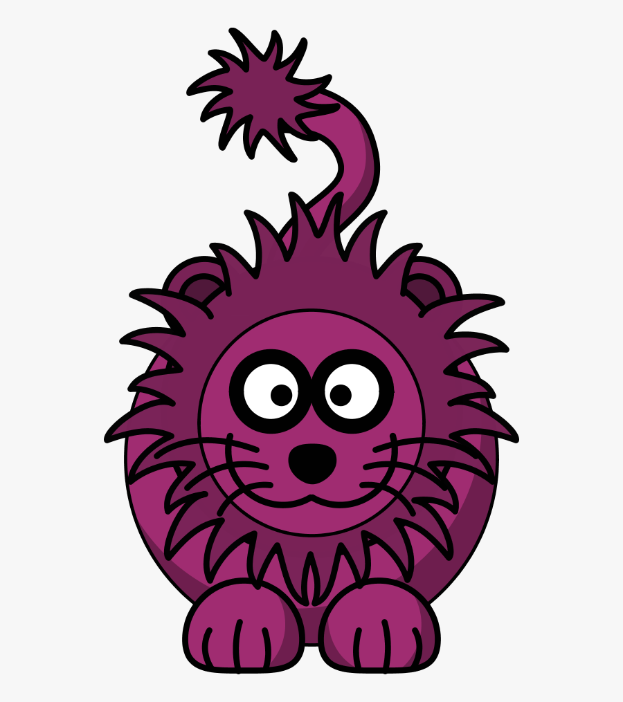 Vector Clip Art - Cartoon Lion Clipart, Transparent Clipart