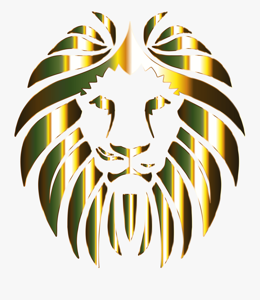 Head,leaf,symmetry - Lion Logo Transparent Background , Free ...