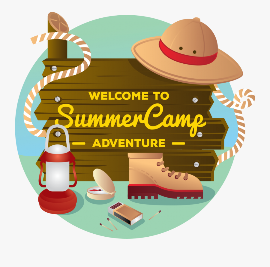 Adventure Camp Clip Art, Transparent Clipart