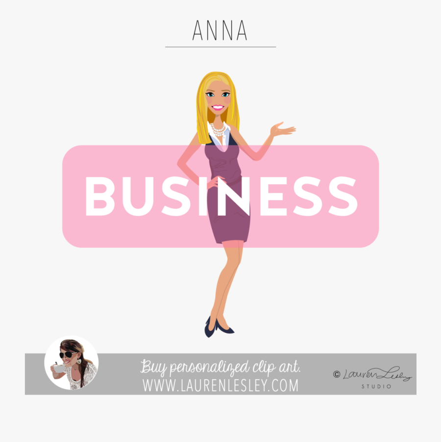 Character Businesswoman Anna Icon-01 - Portable Network Graphics, Transparent Clipart