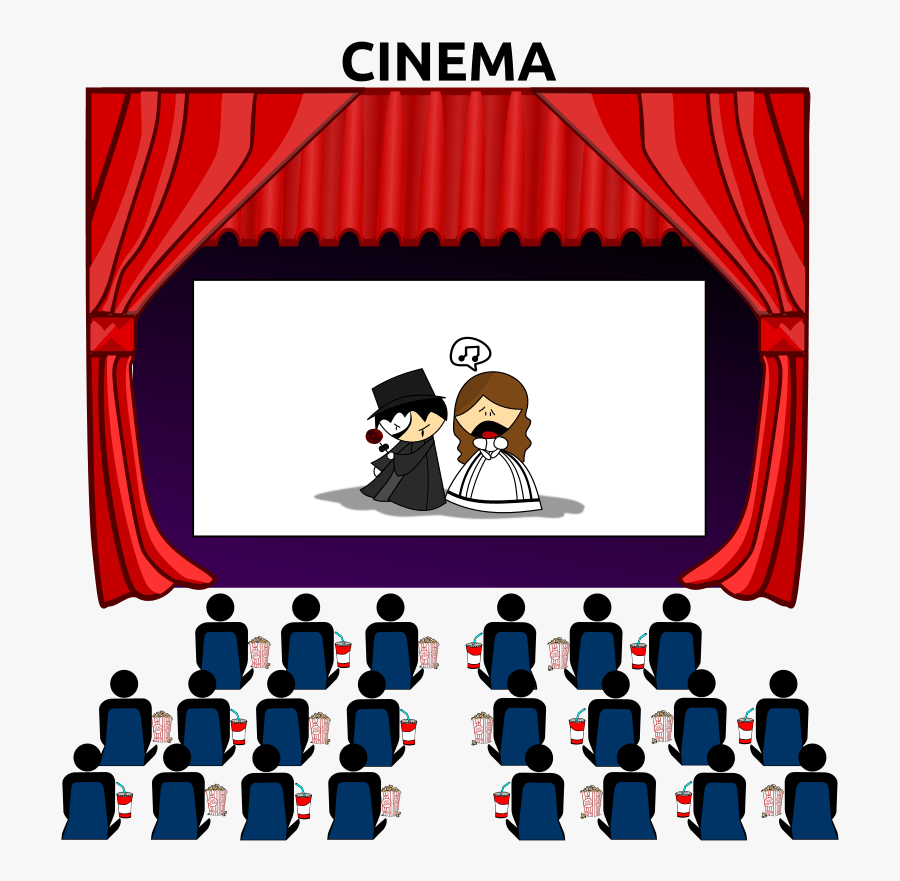 Theater Clipart - Movie Theater Clipart, Transparent Clipart