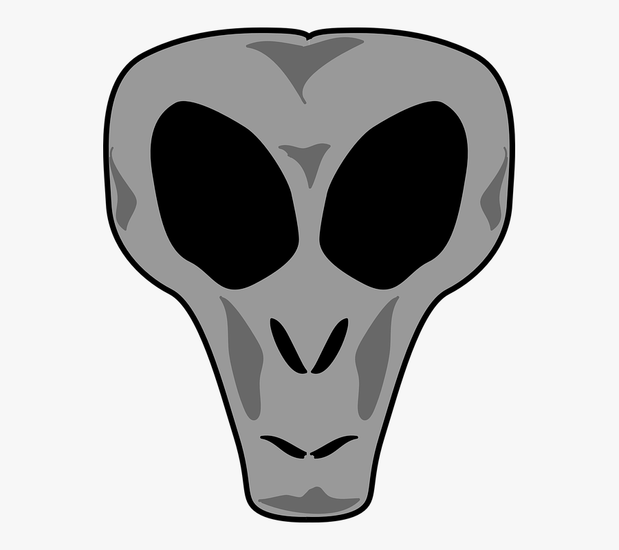 Alien Skull Face Transparent, Transparent Clipart