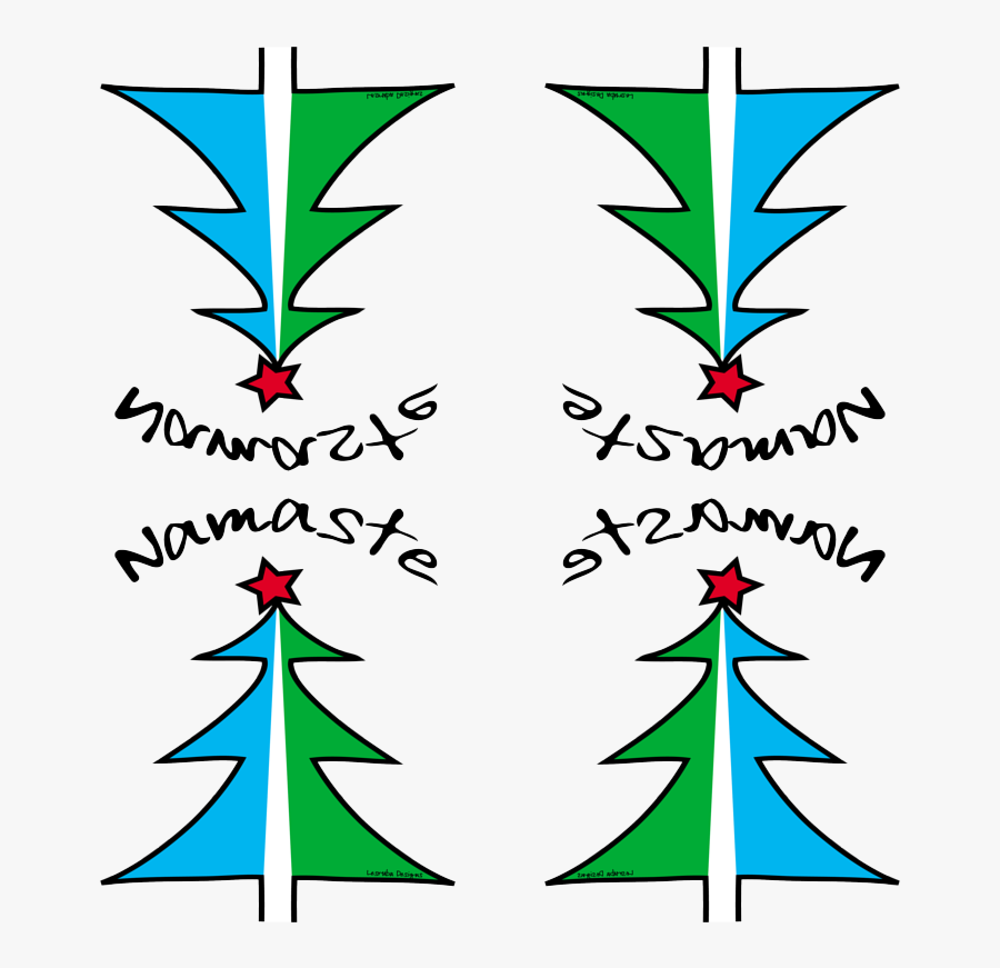 Namaste Christmas Clipart , Png Download - Christmas Tree, Transparent Clipart