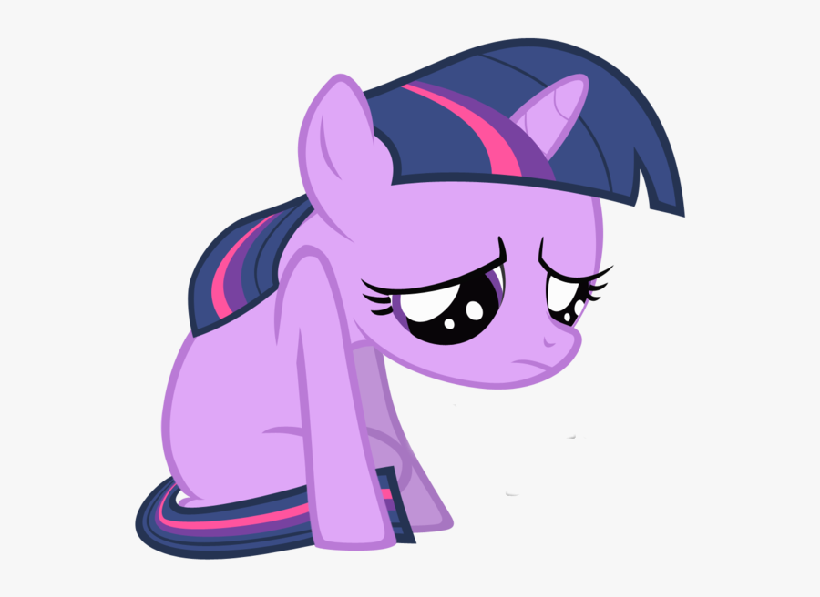 Sad Filly Twilight Sparkle Clipart , Png Download - Im Sorry For Wasting Yo...