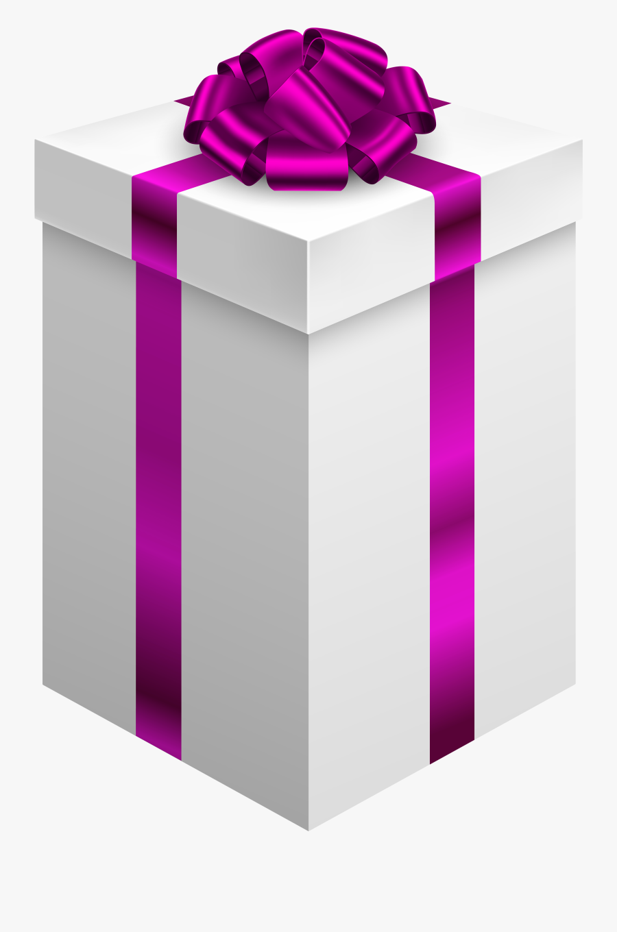 Gift Decorative Box Clip Art - Purple Gift Box Png , Free Transparent ...