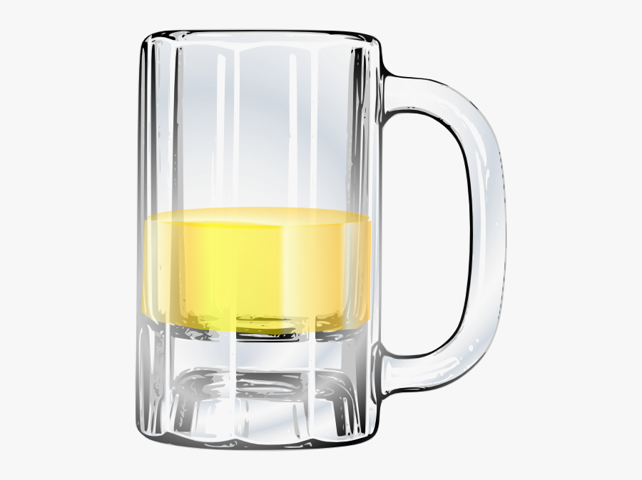 Empty Beer Glass Png, Transparent Clipart