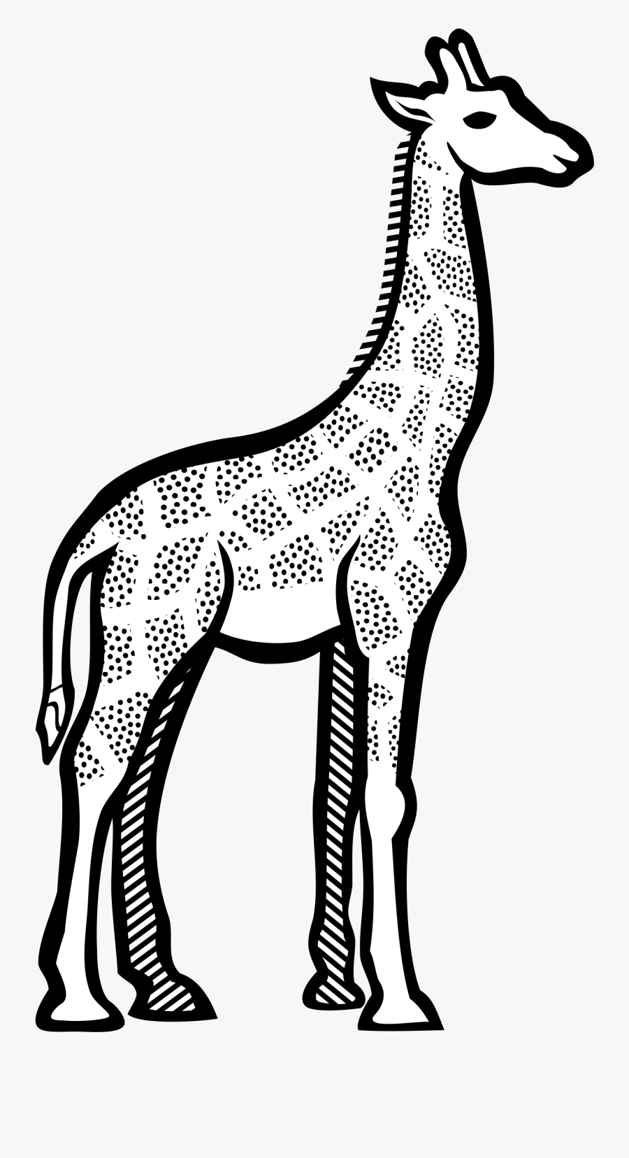 Transparent Giraffe Clip Art - Black And White Giraffe Clip Art, Transparent Clipart