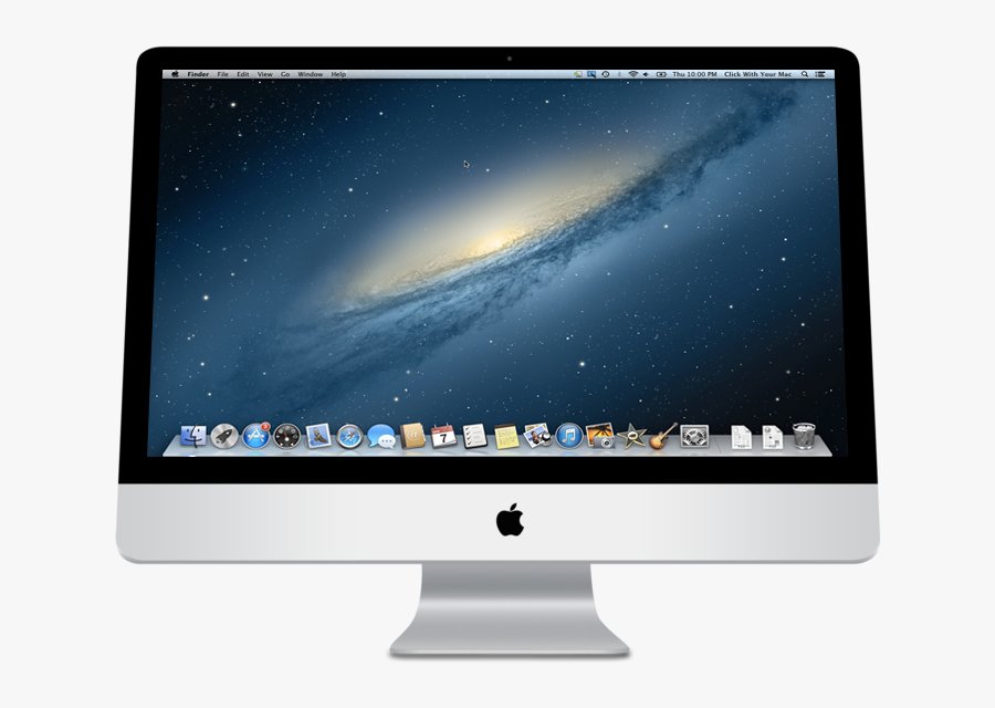 Mac Computer Desktop Screen, Transparent Clipart
