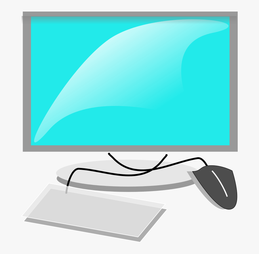 Computer With Mouse And Keyboard Clipart, Transparent Clipart