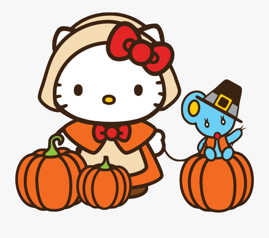 Hello Kitty Thanksgiving, Transparent Clipart