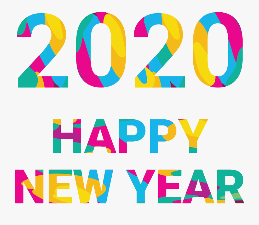Happy New Year 2020 Sticker - Happy New Year 2020 Png, Transparent Clipart