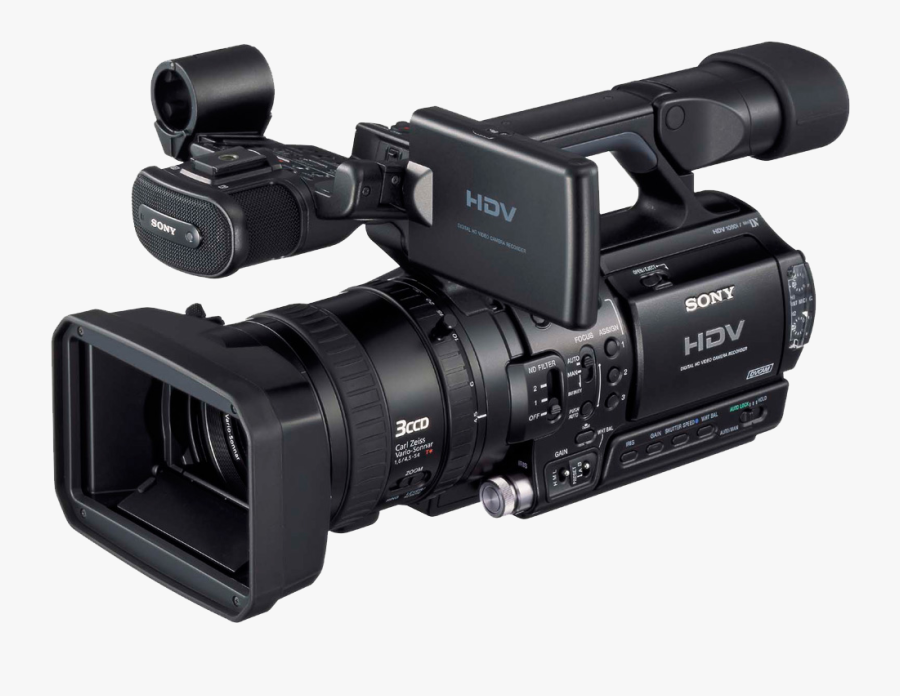 Video Camera Png Image - Sony Hvr Z1u, Transparent Clipart