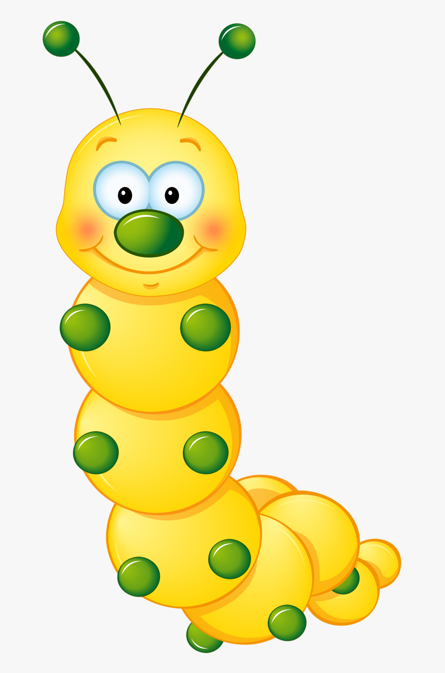 Bug Clipart Caterpillar No Board And And My - Yellow Caterpillar Clipart, Transparent Clipart