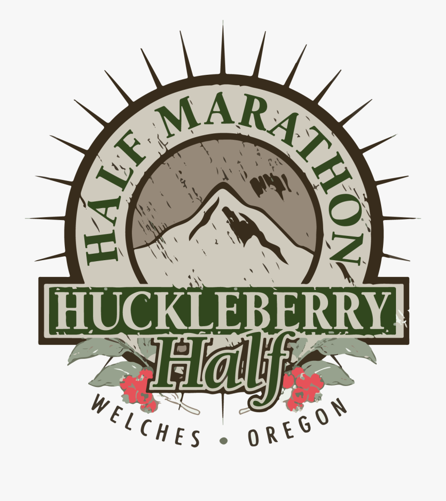 Huckleberry Half Logo - Illustration, Transparent Clipart