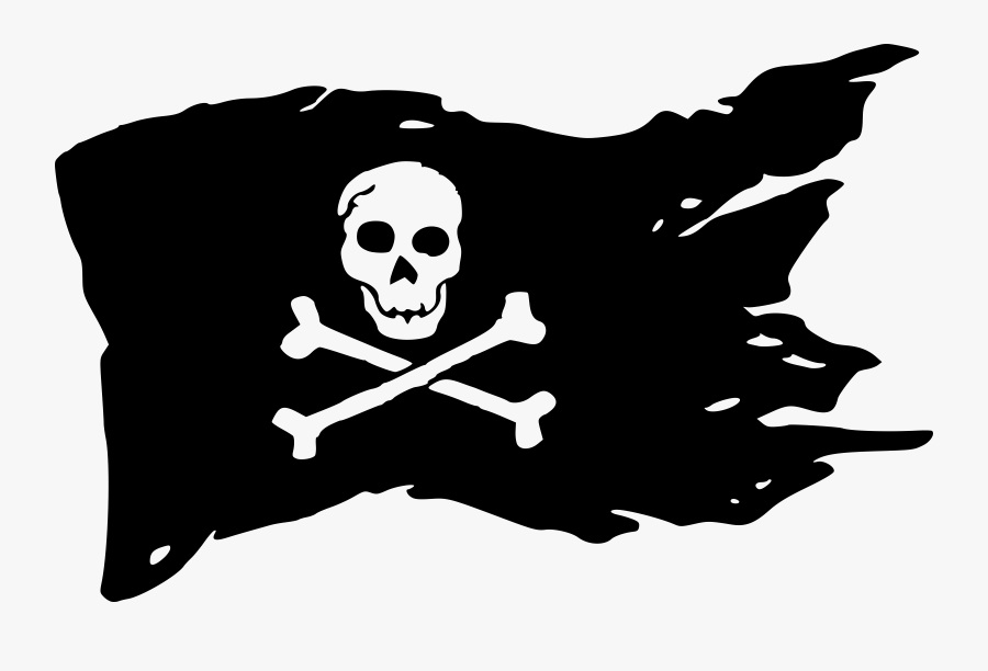 Jolly Roger Flag Clipart, Transparent Clipart