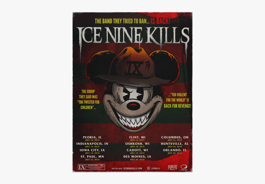 Band Ice Nine Kills, Transparent Clipart