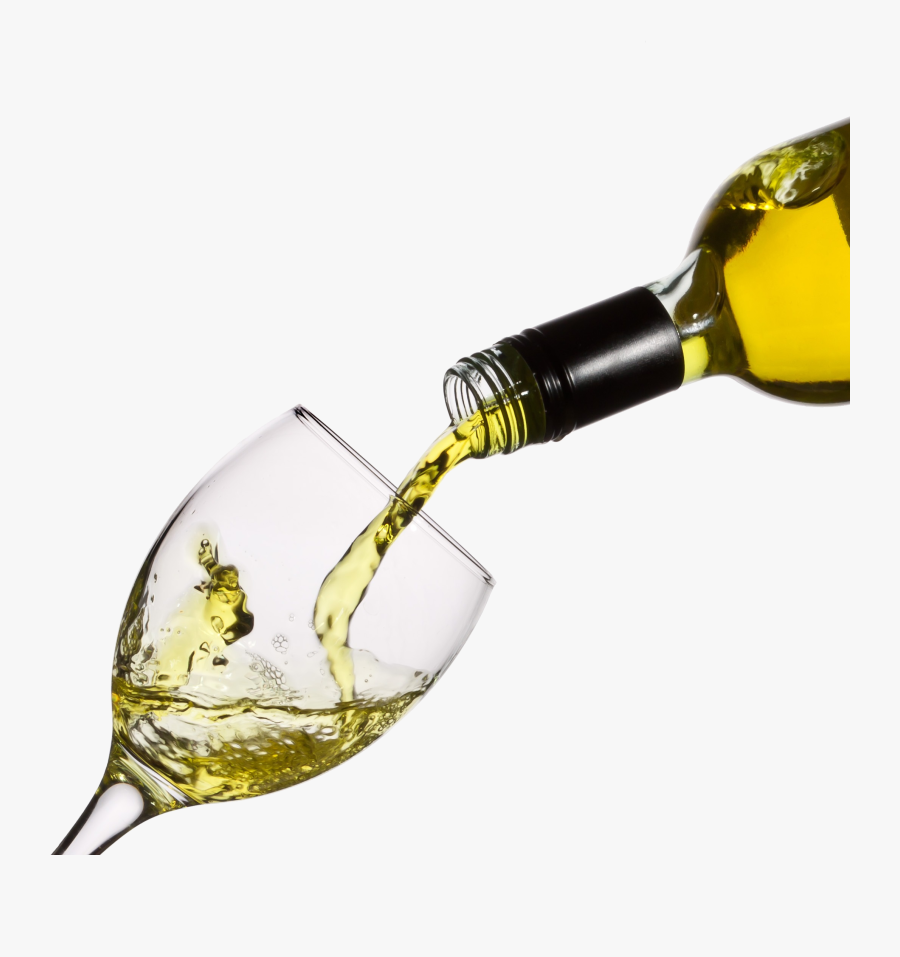 Glass Png Images Free - Wine Glass With Bottle, Transparent Clipart
