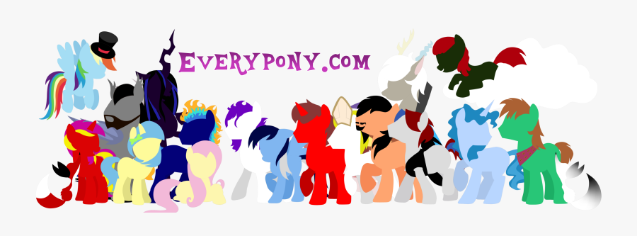 Everypony - Cartoon, Transparent Clipart