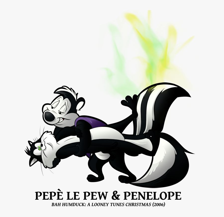Transparent Pepe Le Pew Clipart - Bah Humduck A Looney Tunes Christmas Pepe Le Pew, Transparent Clipart