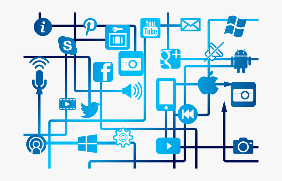 Transparent Strategy Clipart - Social Media Network Icons, Transparent Clipart