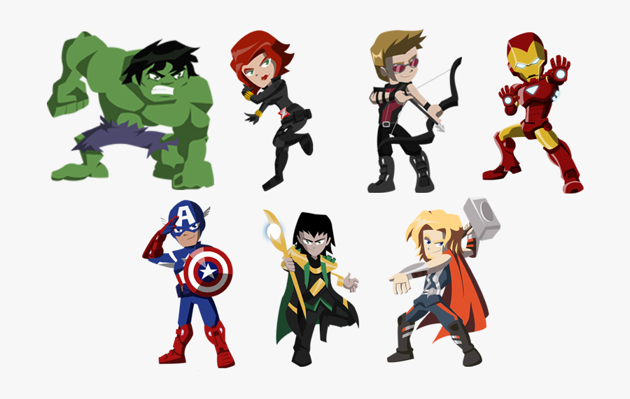 Avengers Characters Png, Transparent Clipart