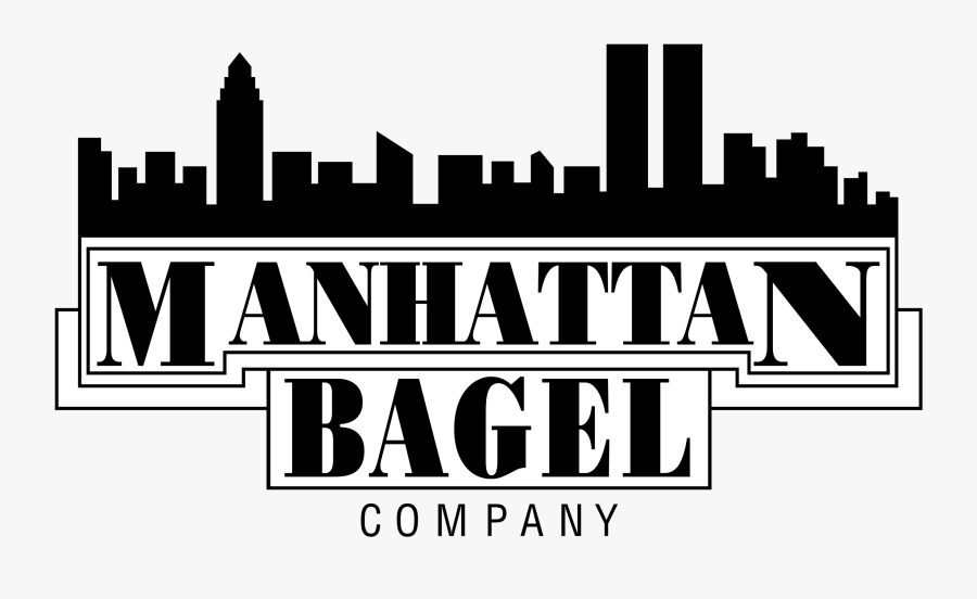 Manhattan Bagel Logo Png Transparent - Манхеттен Вектор, Transparent Clipart