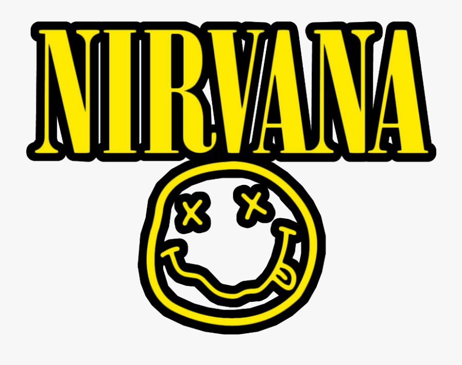#yellow #logo #nirvana #rock #music #band #kurtcobain, Transparent Clipart
