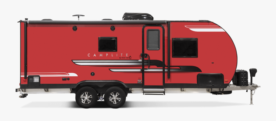 Camping Trailer Side View, Transparent Clipart