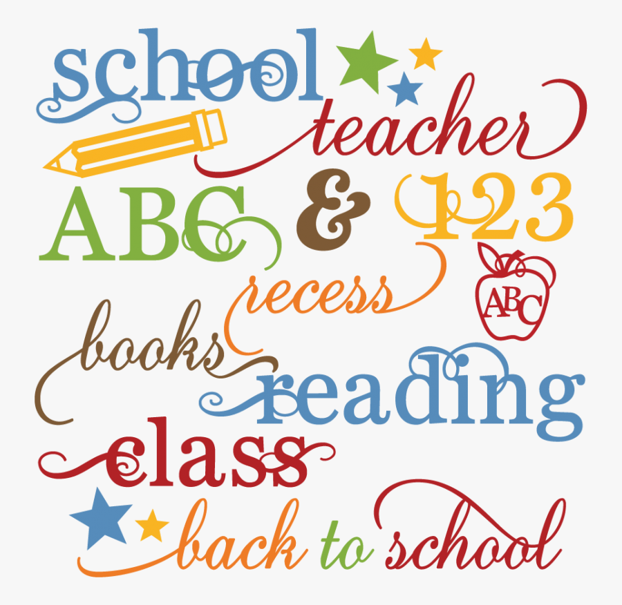 Teacher Svg Quote Free School Svg Files Free Transparent Clipart Clipartkey