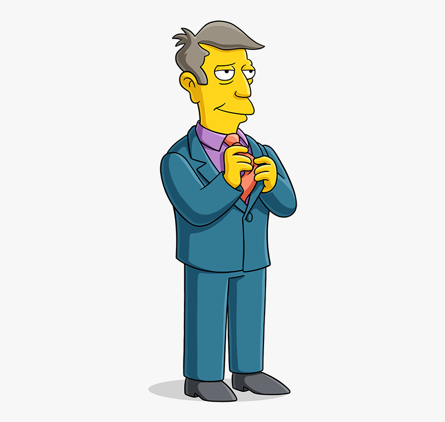 Simpsons Principal, Transparent Clipart