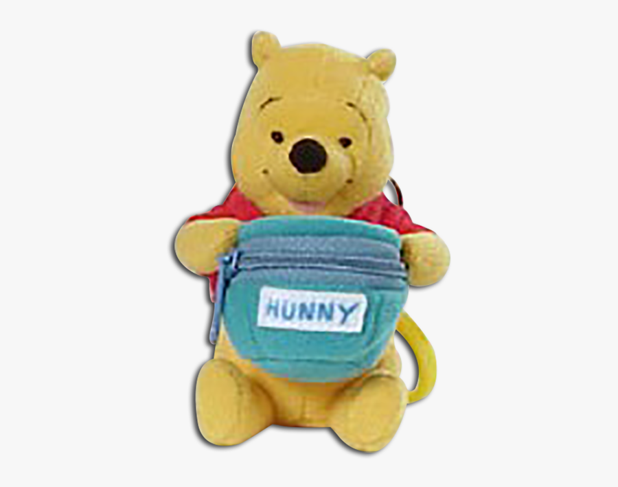 Disney"s Pooh With Honey Pot Treasure Keeper Key Chain - Winnie The Pooh Stuffed Animal With Honey Pot, Transparent Clipart