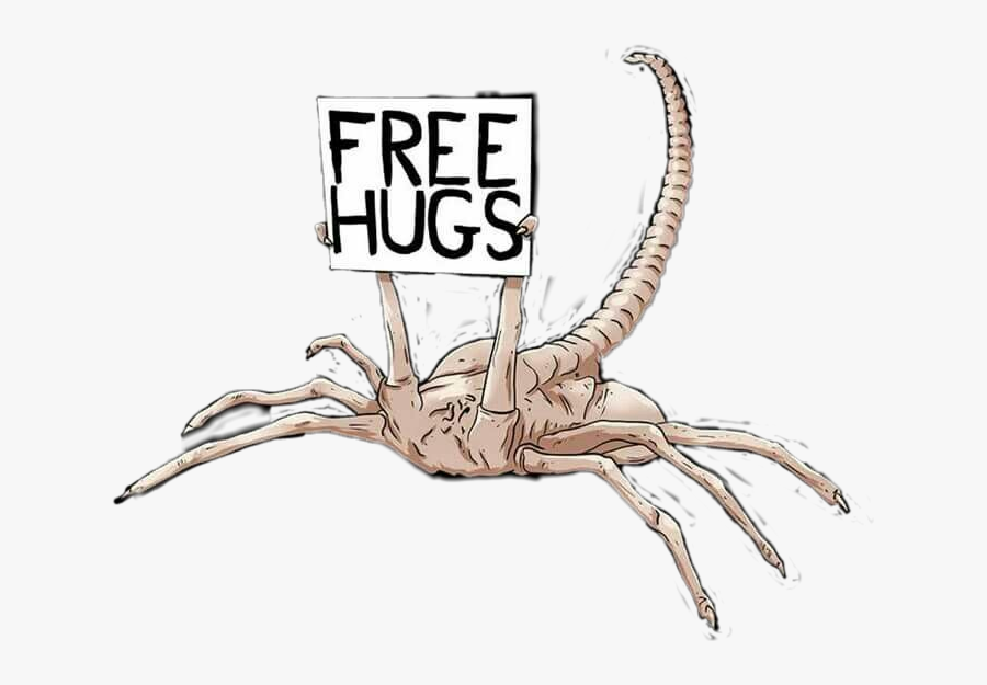 Facehugger Sticker, Transparent Clipart