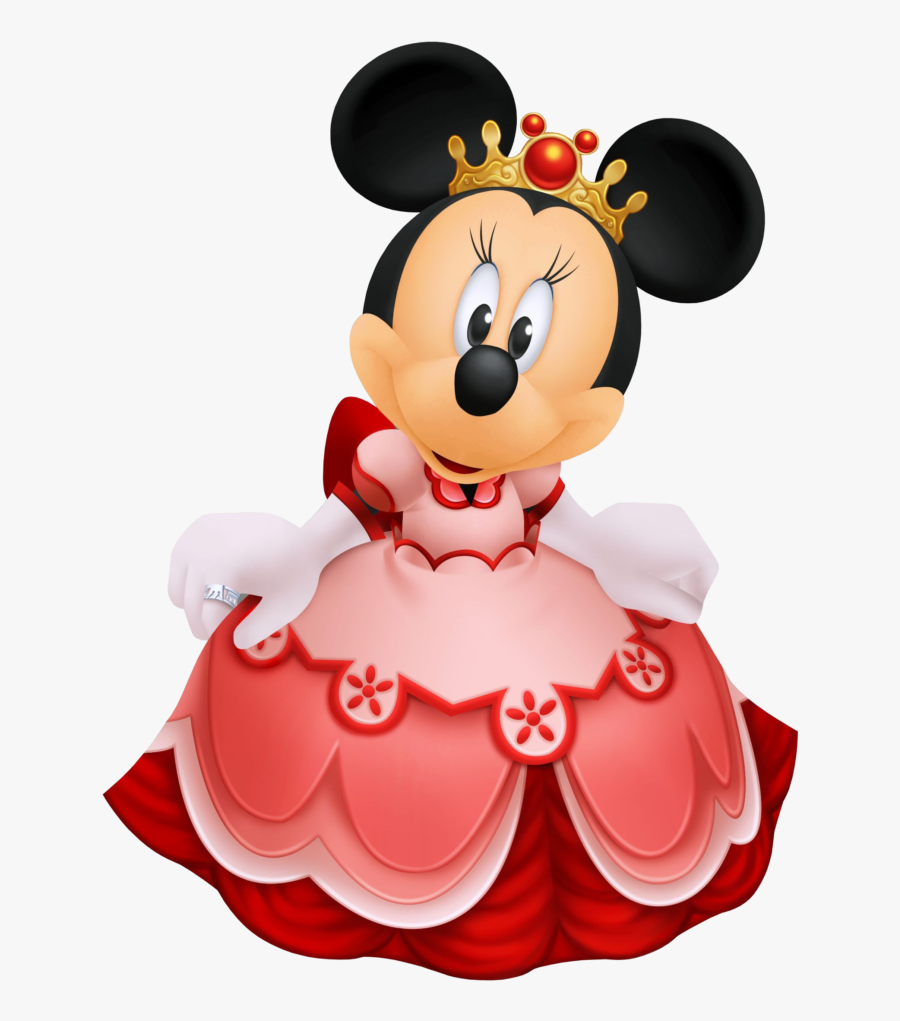 Minny Mouse Princess Purple - Kingdom Hearts Minnie Mouse, Transparent Clipart