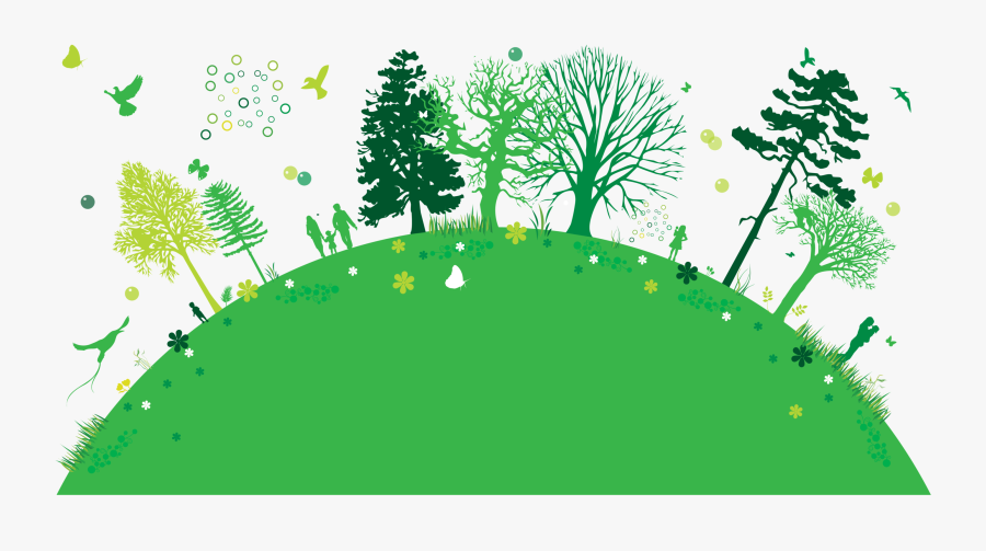 Background Tema Go Green, Transparent Clipart