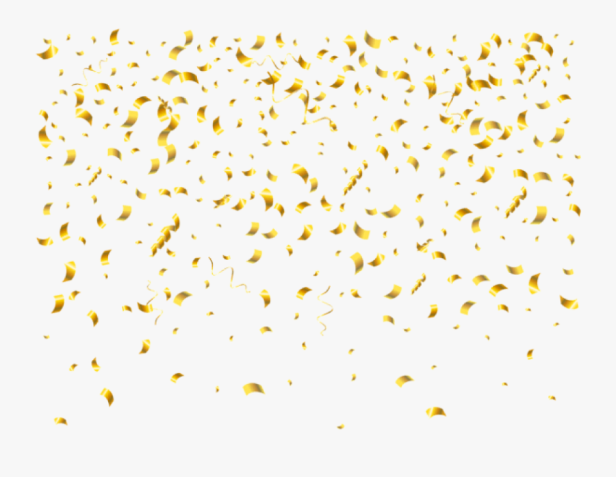 Transparent Confetti Png - Gold Confetti Gif Transparent Background, Transparent Clipart