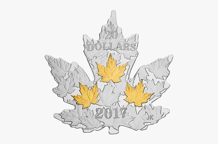 Canada Coins Maple Leaf Shape, Transparent Clipart