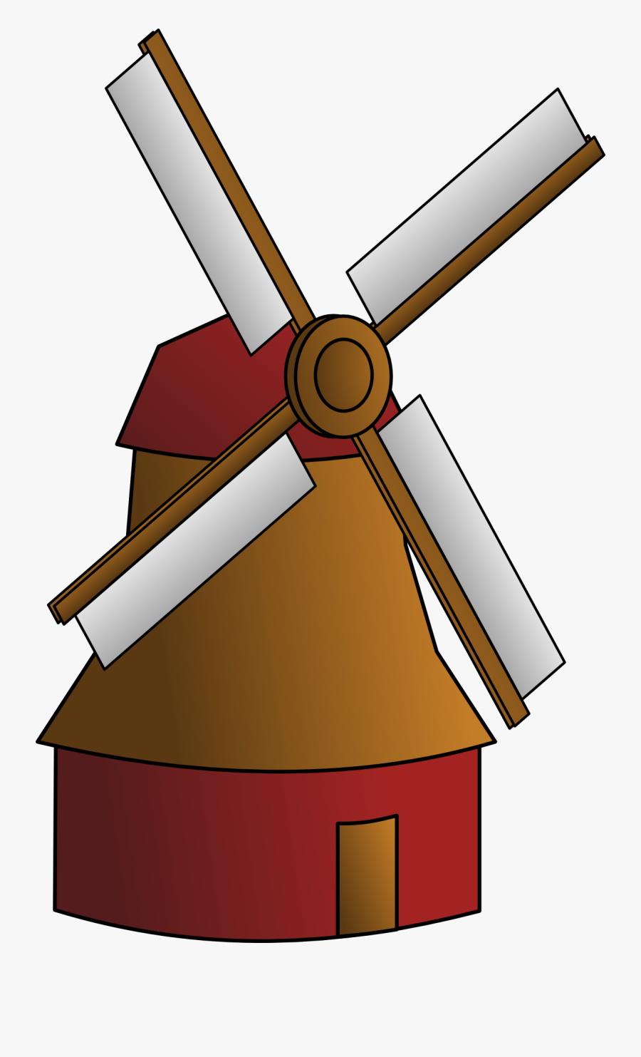 Windmill Clipart, Transparent Clipart