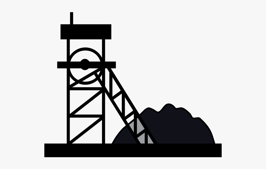 Coal Mine Symbol - Mine Shaft Clip Art, Transparent Clipart