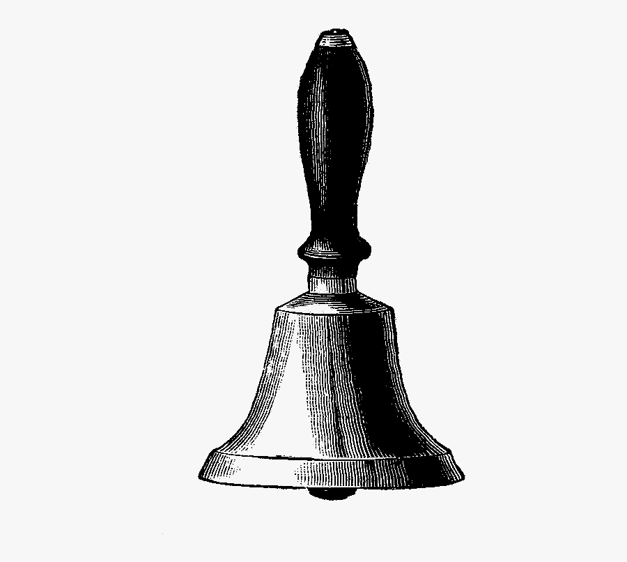 Hand Bell Silhouette .png, Transparent Clipart