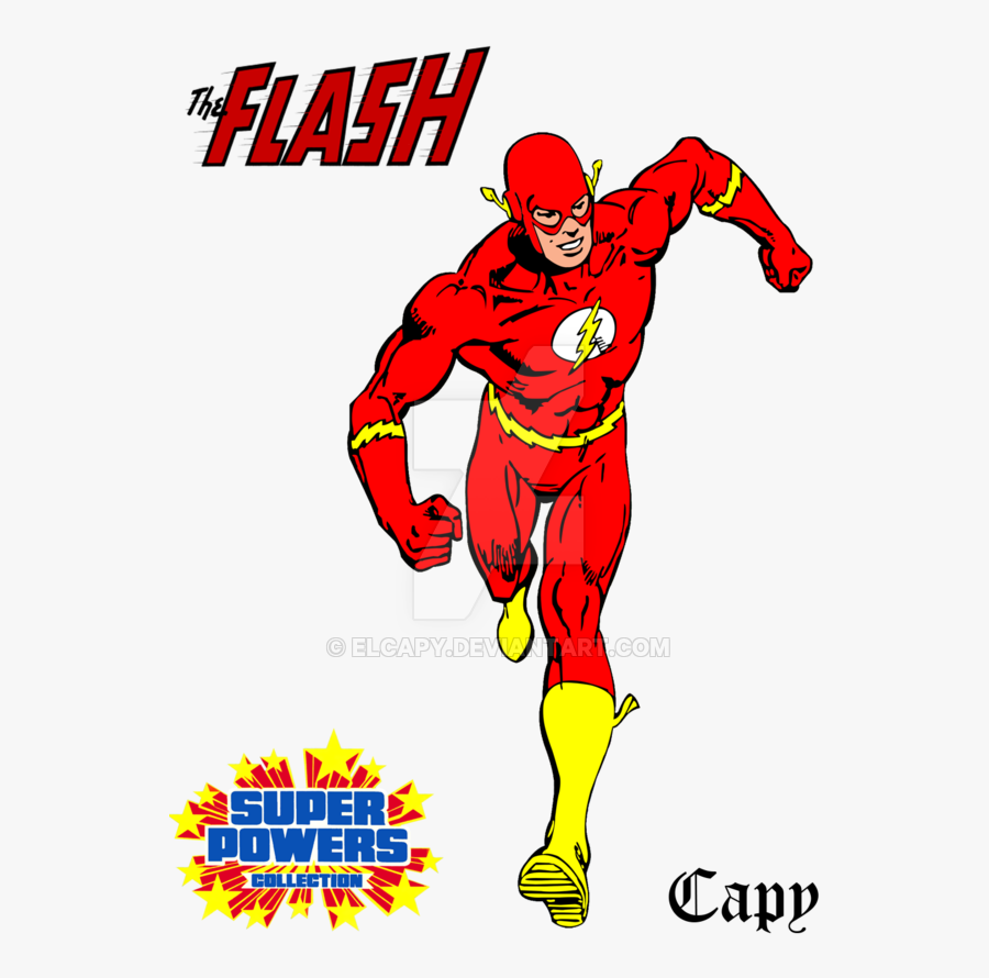 Transparent The Flash Clipart - Super Powers Batman Art, Transparent Clipart