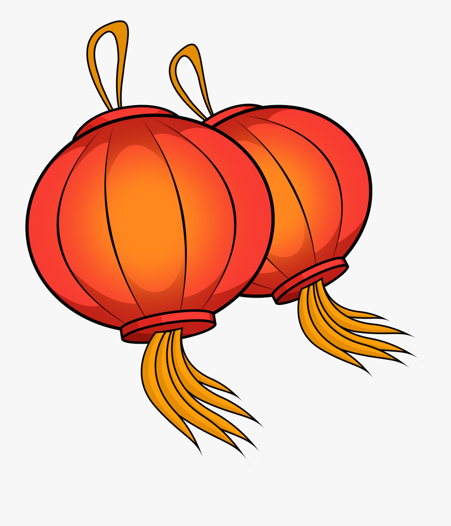 Red Festive Chinese Style Lantern Png And Psd Clipart - Festive .png, Transparent Clipart