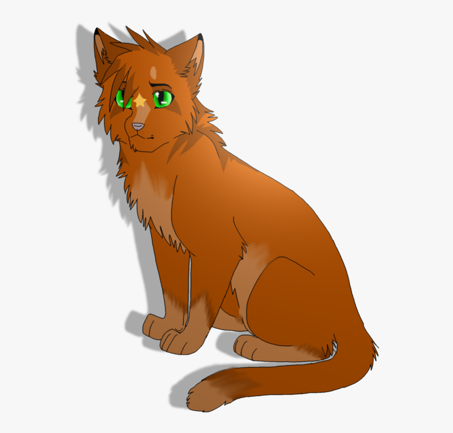Warrior Clipart Orange - Transparent Warrior Cats Firestar, Transparent Clipart